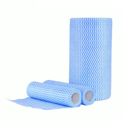 Perforated Soft Spunlace Nonwoven wipes roll Cleaning Cloth